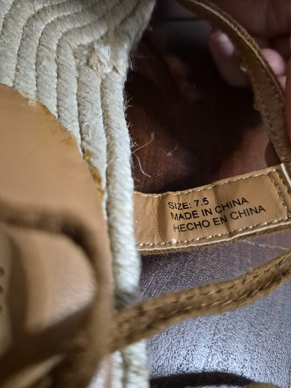 Banana Republic Factory Strappy Lace-Up Espadrille Sandals Cognac - 7.5